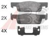 RENAU 410605612R Brake Pad Set, disc brake
